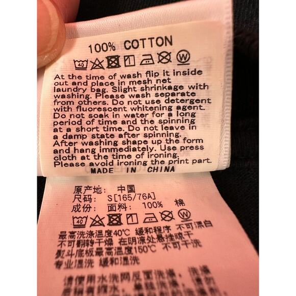 A Bathing Ape Authentic 0000. Black T Shirt Logo On Back Size S - Picture 11 of 14